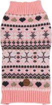 Jack and vanilla hondentrui winter roze S 27 cm