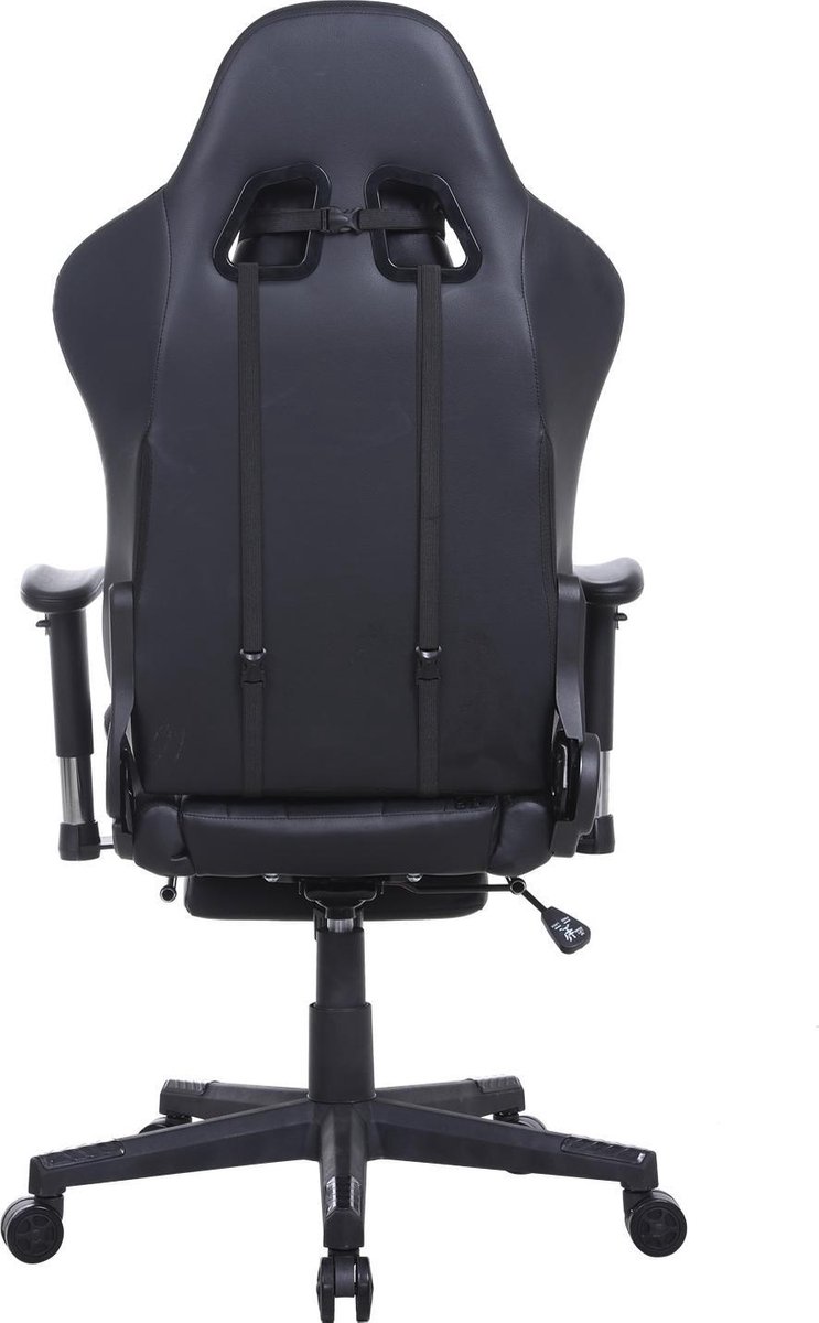 Investeren halsband Oneerlijkheid Gamestoel Tornado Relax Bureaustoel - met voetsteun - ergonomisch  verstelbaar - zwart | bol.com