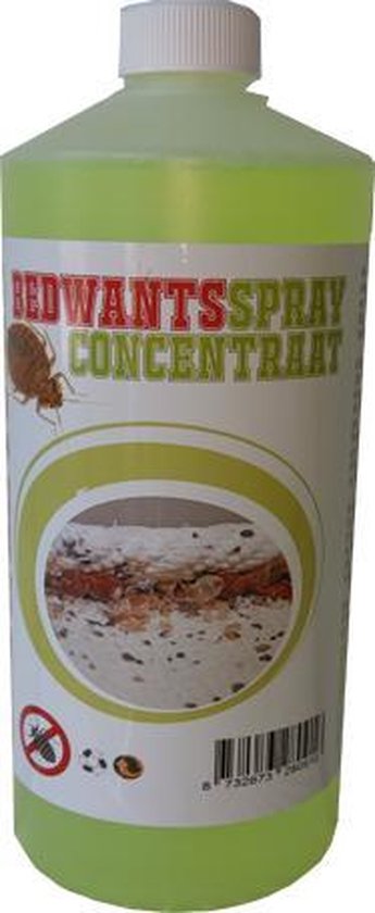Bedwants Concentraat - Bedwandsen spray - Bedwantsen bestrijden - 1 Liter