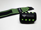 Royalbarzz Premium Wrist Wraps (Neon Green) - Pols Bandage voor Calisthenics | Street Workout | Crossfit | Krachtsporten