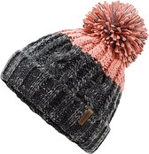 Siberia Muts Grijs Roze - Roze / Grijze Beanie - Wakefield Headwear - Mutsen