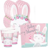 32 delige set BABYSHOWER geboorte feestje Wegwerp servies BU