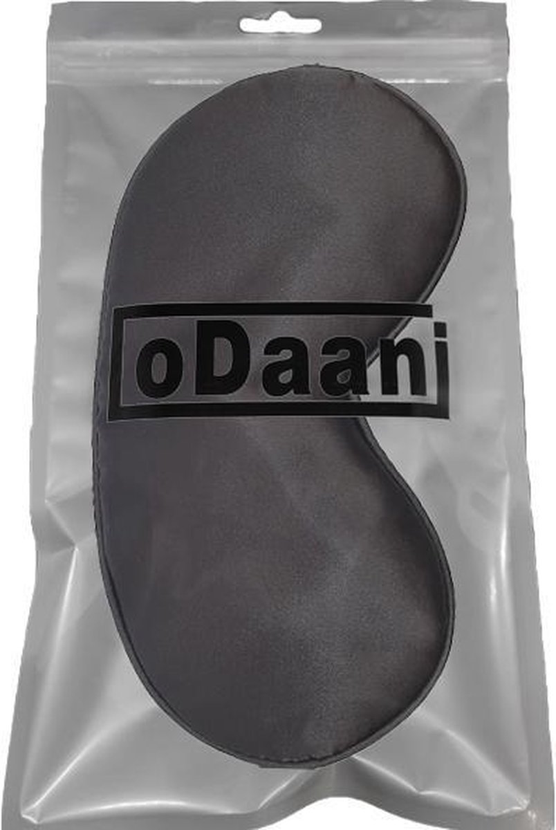 Slaapmaskers Extra Zacht Satijn – 2 Stuks – Zwart & Goud - Thuis - Slaapmasker - Verduisterend - Onderweg - Vliegtuig - Festival - Slaapcomfort - oDaani — afbeelding 2