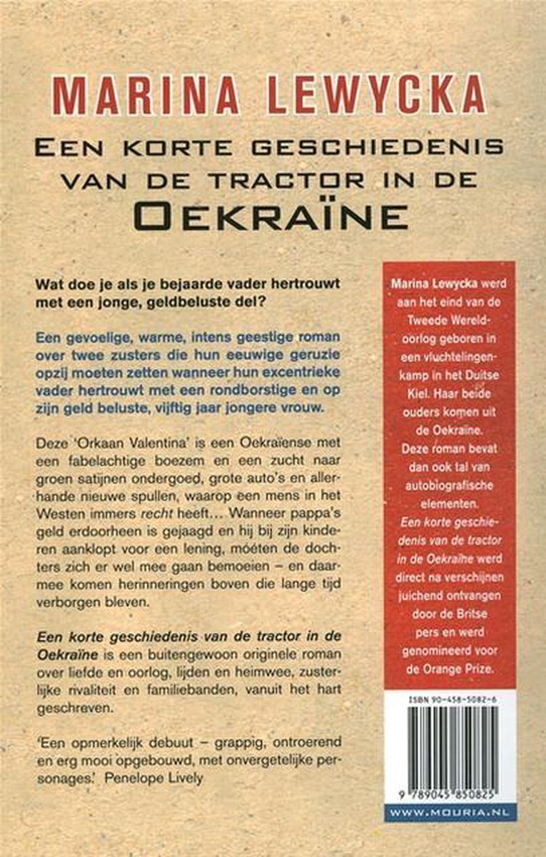 Een Korte Geschiedenis Van De Tractor In De Oekraine - back cover