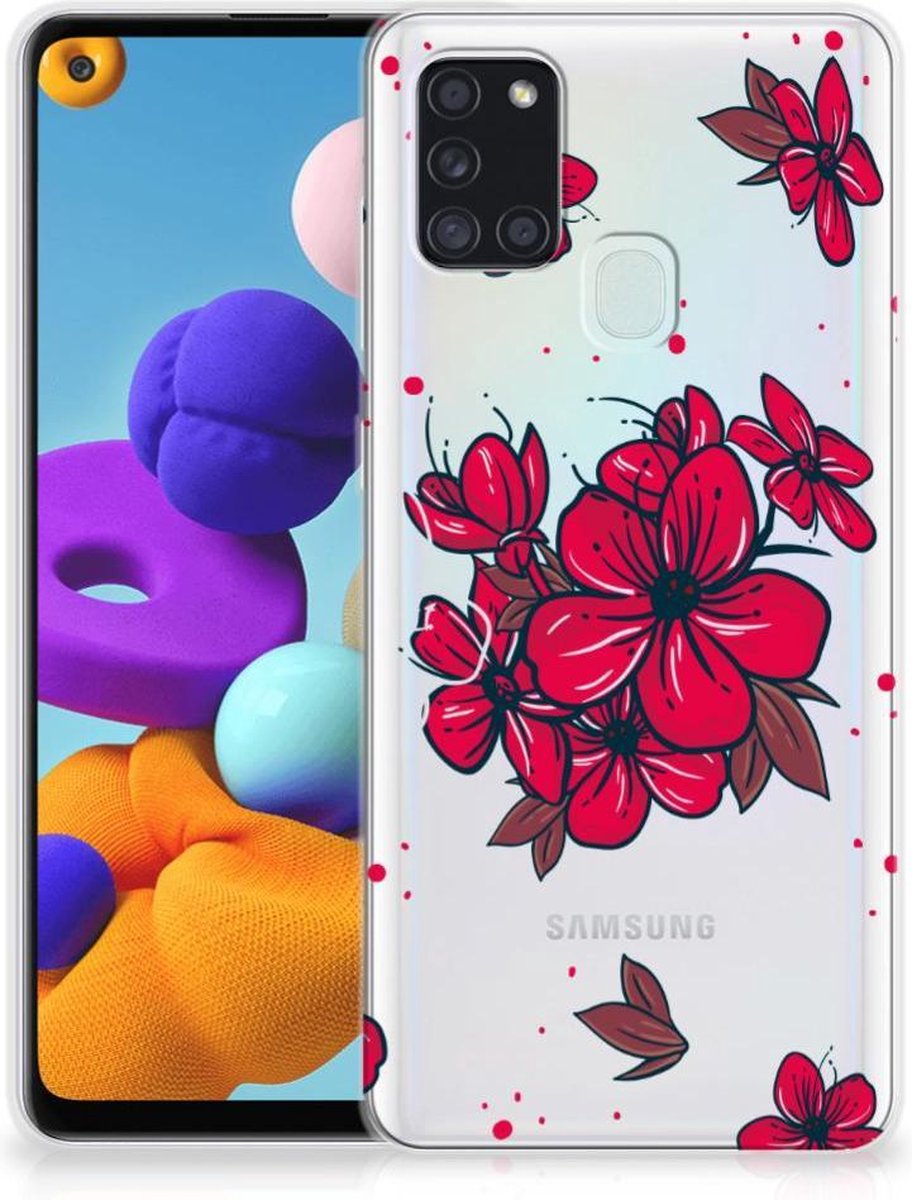 Samsung Galaxy A21s TPU Case Blossom Red