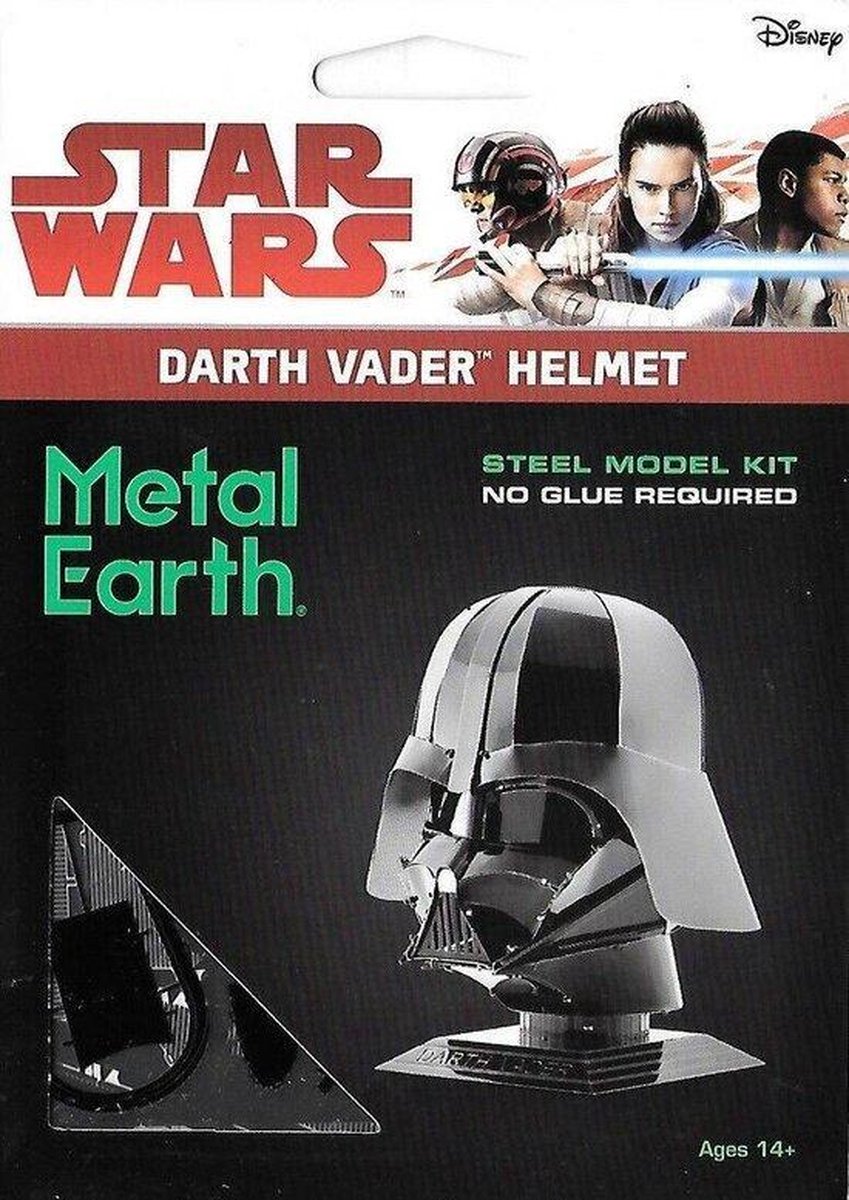 Metal Earth Star Wars Darth Vader Helmet Modelbouwset — afbeelding 8