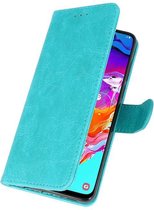 Hoesje Geschikt voor Samsung Galaxy Note 20 - Book Case Telefoonhoesje - Kaarthouder Portemonnee Hoesje - Wallet Cases - Groen
