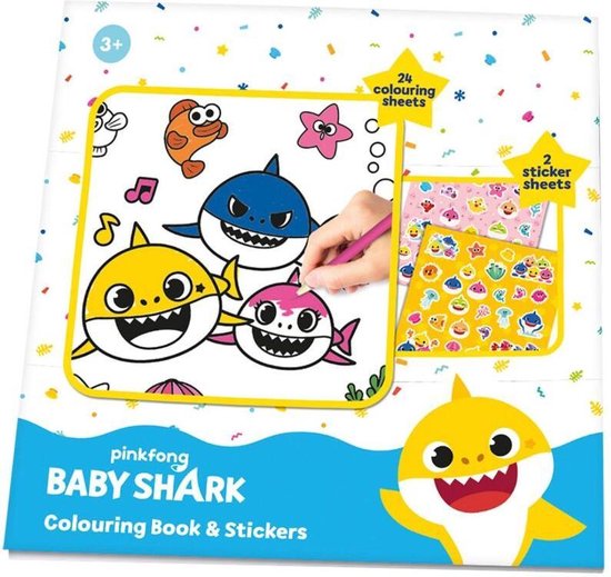 Afbeelding van het spel Baby Shark Kleur- en Stickerboek