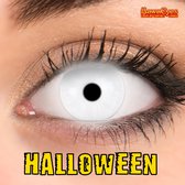 Halloween Actie Kawaeyes Kleurlenzen Fluo White - Incl. Lenzenvloeistof en Lenzendoosje