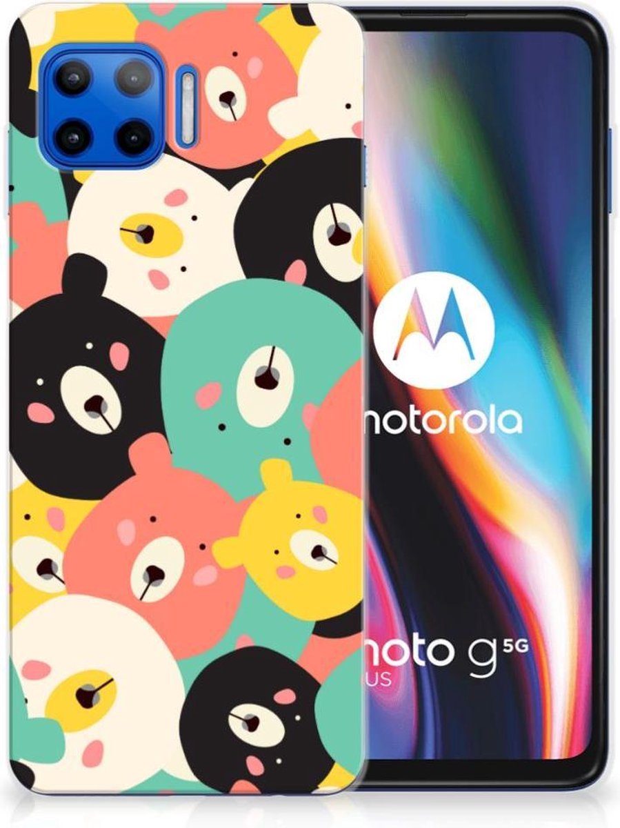EASSGU TPU siliconen telefoonhoesje voor Motorola Moto Edge 30 Pro (6,7 inch), transparante kleurverloop beschermhoes, anti-drop anti-kras telefoonhoesje - Corgi
