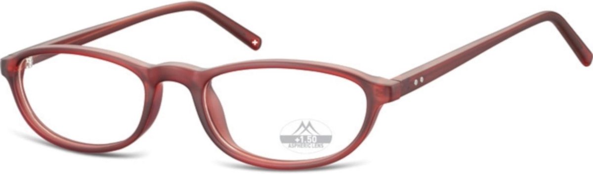 Montana Leesbril Hmr57 Bordeaux Sterkte +3.50