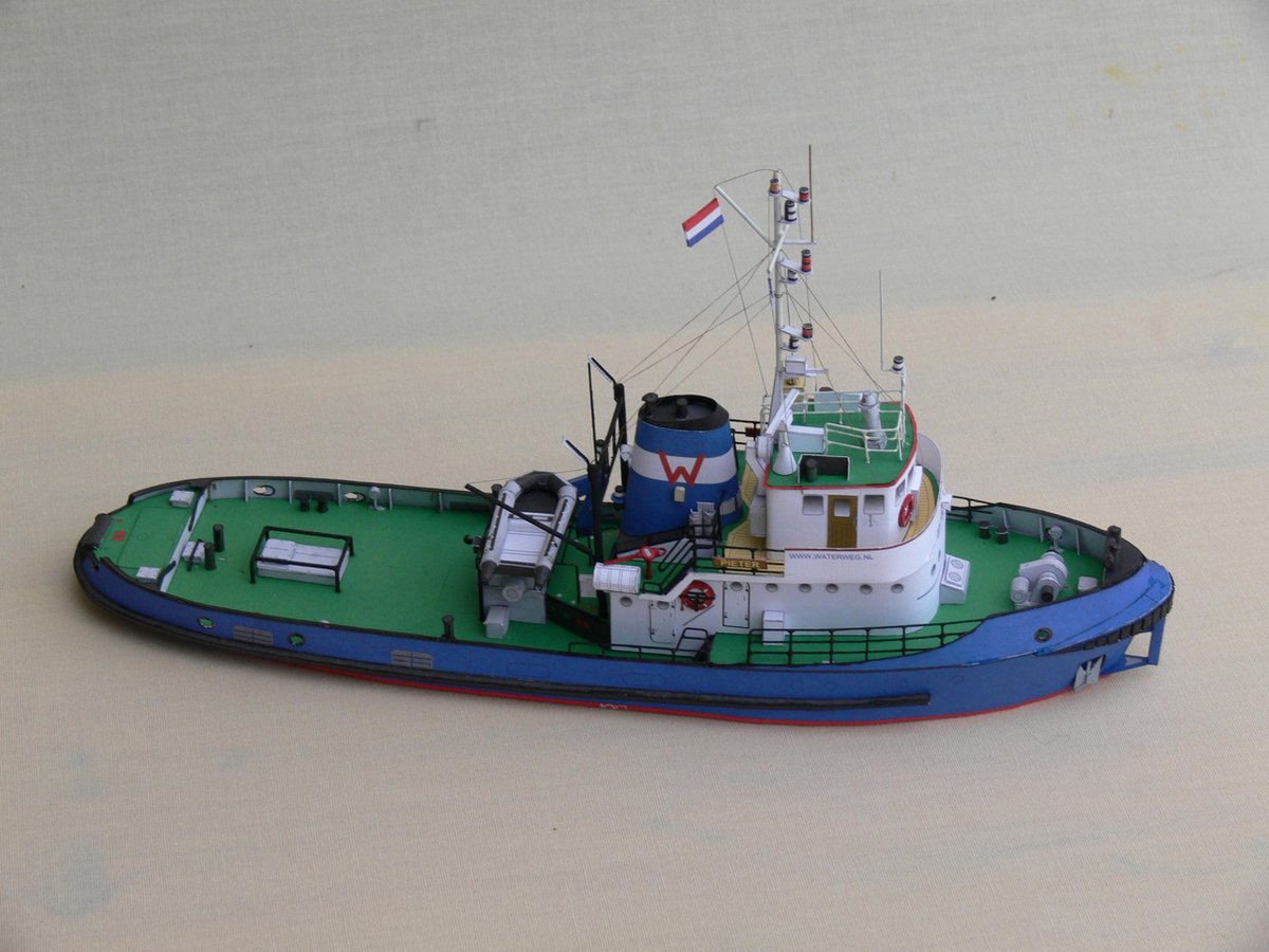 Scaldis Sleepboot Pieter - Gedetailleerd model voor ervaren bouwers - 1/100