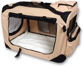 Luxe transport box - Honden - Beige - Maat L