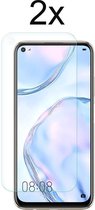 Huawei p40 lite e screenprotector glas - Beschermglas Huawei p40 lite e screen protector - 2 stuks
