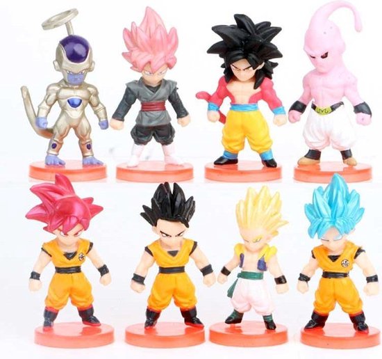Dragon Ball Z figurines 8 pièces. - Figurines DBZ et figurines