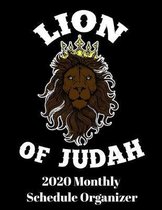 Lion Of Judah 2020 Monthly Schedule Organizer