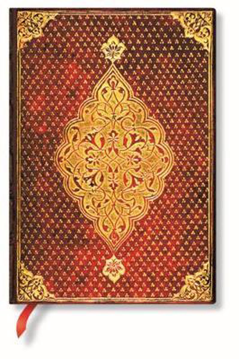 Paperblanks notitieboek blanco midi golden trefoil 18x13