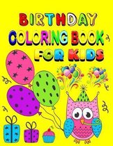 Birthday Coloring Book For Kids