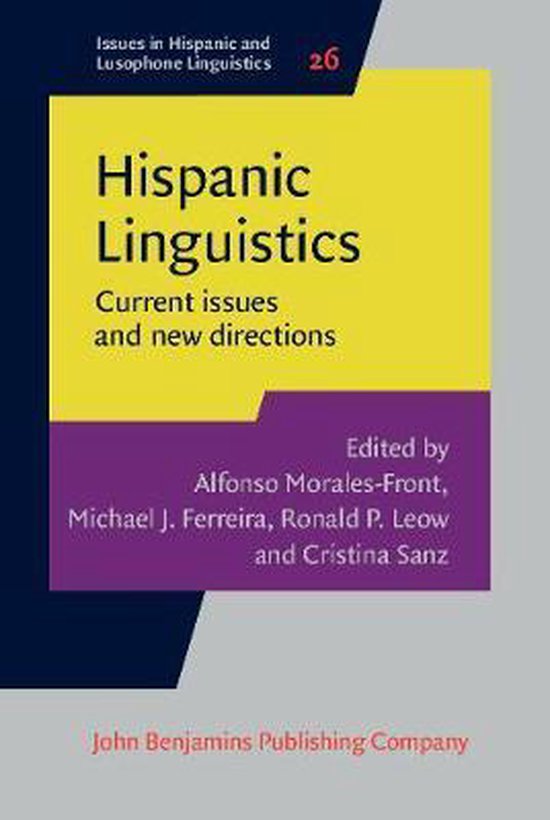 Hispanic Linguistics 9789027205421 Boeken