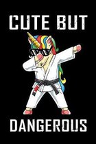 Cute But Dangerous: 6x9 150 Page College-Ruled Notebook for Jiu Jitsu Students, Mixed Martial Arts fans, and people who like Brazilian com