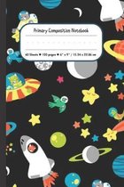 Rocket Ship Primary Composition Notebook