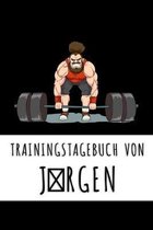 Trainingstagebuch von Jrgen: Personalisierter Tagesplaner f�r dein Fitness- und Krafttraining im Fitnessstudio oder Zuhause