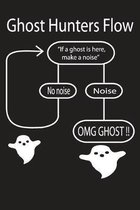 Ghost Hunter Flow: If a Ghost is here, Make a Noise, No Noise, Noise, OMG. Ghost Hunter Notebook/Diary