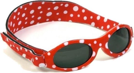 Banz - UV-beschermende zonnebril voor kinderen - Bubzee - Rood gestipt - maat Onesize (2-5yrs) van Merkloos — afbeelding 2