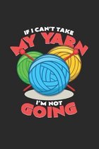 If I can`t take my yarn: 6x9 Knit & Crochetl - dotgrid - dot grid paper - notebook - notes