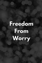 Freedom From Worry: Mental Health Workbook Small Notebook