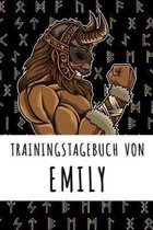 Trainingstagebuch von Emily: Personalisierter Tagesplaner f�r dein Fitness- und Krafttraining im Fitnessstudio oder Zuhause