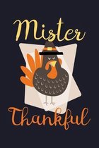 Mister Thankful: Blank Cookbook Journal to Write in Recipes and Notes to Create Your Own Family Favorite Collected Culinary Recipes and