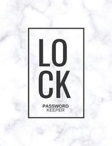 Lock Password Keeper: Password Book: Premium Password Keeper To Track Your Usernames and Passwords. Lock Your Book with Logbook Diary To Protect Online Information