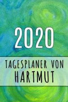 2020 Tagesplaner von Hartmut: Personalisierter Kalender für 2020 mit deinem Vornamen