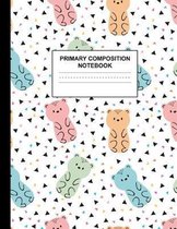 Primary Composition Notebook: Handwriting Practice Book for Kids Grades K-2 - Adorable Preschool, Kinder, 1st and 2nd Grade Writing Journal School E
