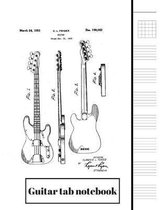 Guitar tab notebook: Composition and Songwriting, Tablature Blank Notebook (8.5'' x 11'', 110 Pages)