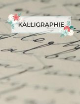 Kalligraphie: �bungsheft mit Kalligrafie Papier zum �ben des Sch�nschreibens