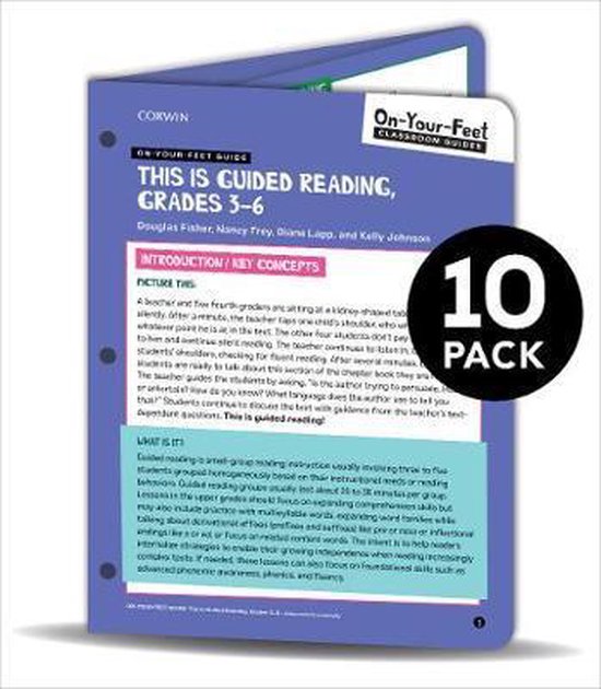 BUNDLE Fisher OnYourFeet Guide This is Guided Reading, Grades 35