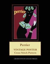 Perrier: Vintage Poster Cross Stitch Pattern