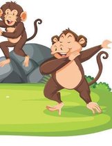 Monkeys Playing in the Park Blank Lined Notebook