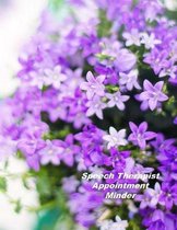 Speech Therapist Appointment Minder: Undated Hourly Appointment Book