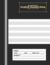 Amiesk Notebook - English Handwriting Notebook - 140 pages (7.44 x 9.69 inch)