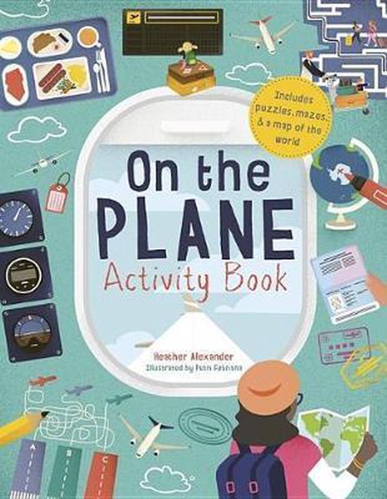 Foto: On the plane activity book