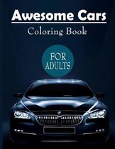 Awesome Cars Coloring Book For Adults
