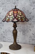 Retro Tiffany Design Lamp 59 cm hoog
