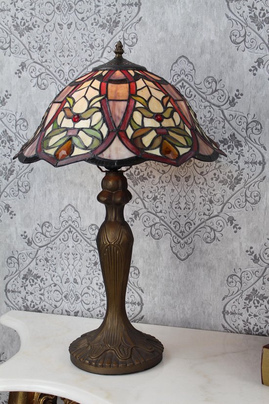 Retro Tiffany Design Lamp 59 cm hoog | bol.com
