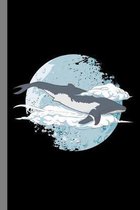 Whale: Marine Gift For Marine Biologists (6''x9'') Dot Grid Notebook To Write In