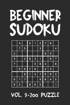 Beginner Sudoku Vol.9 200 Puzzle: Puzzle Book, hard,9x9, 2 puzzles per page