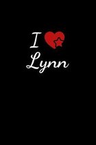 I love Lynn: Notebook / Journal / Diary - 6 x 9 inches (15,24 x 22,86 cm), 150 pages. For everyone who's in love with Lynn.
