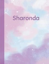 Sharonda: Personalized Composition Notebook - College Ruled (Lined) Exercise Book for School Notes, Assignments, Homework, Essay
